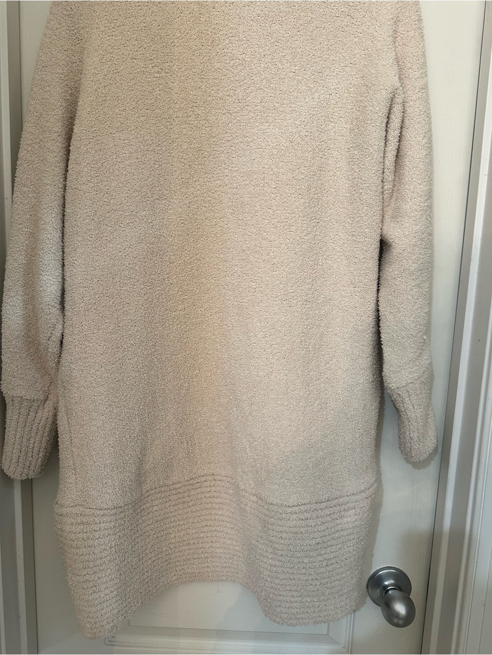Cupcakes and cashmere Cozy Open-Front Cream Women's Sweater Cardigan medium - Picture 6 of 6